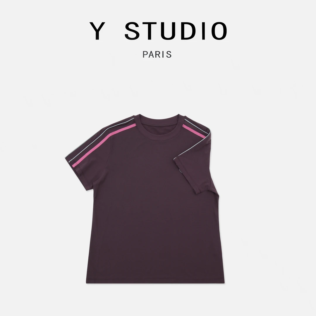 【大妮专属】（迷雾恋）2025夏季设计高街时尚百搭休闲短袖T恤