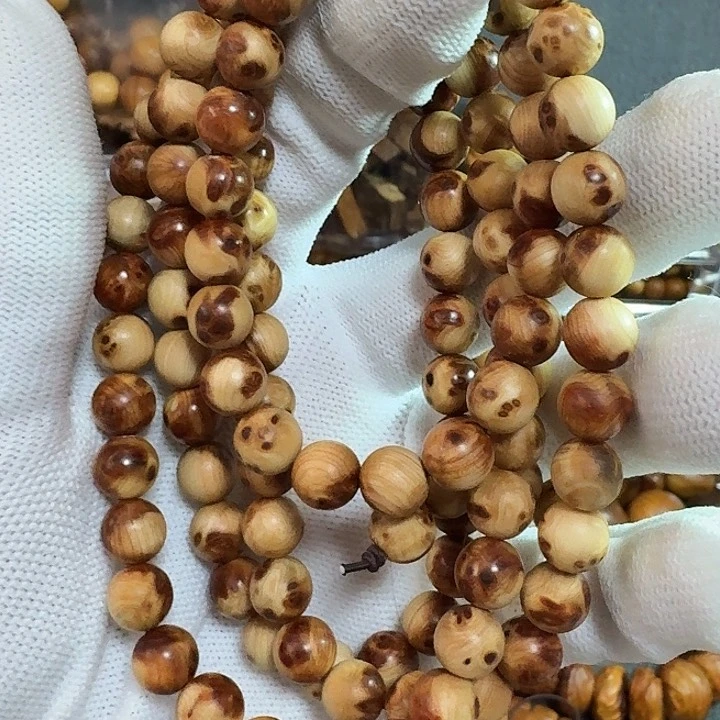 柏木（崖柏）浊***醉崖柏0.8瘤疤108串