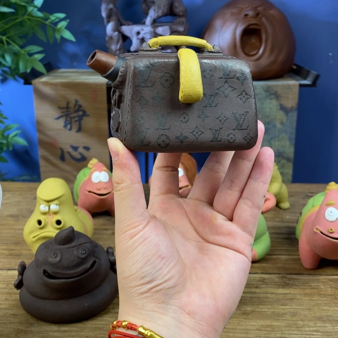 茶壶紫砂紫砂 包包壶