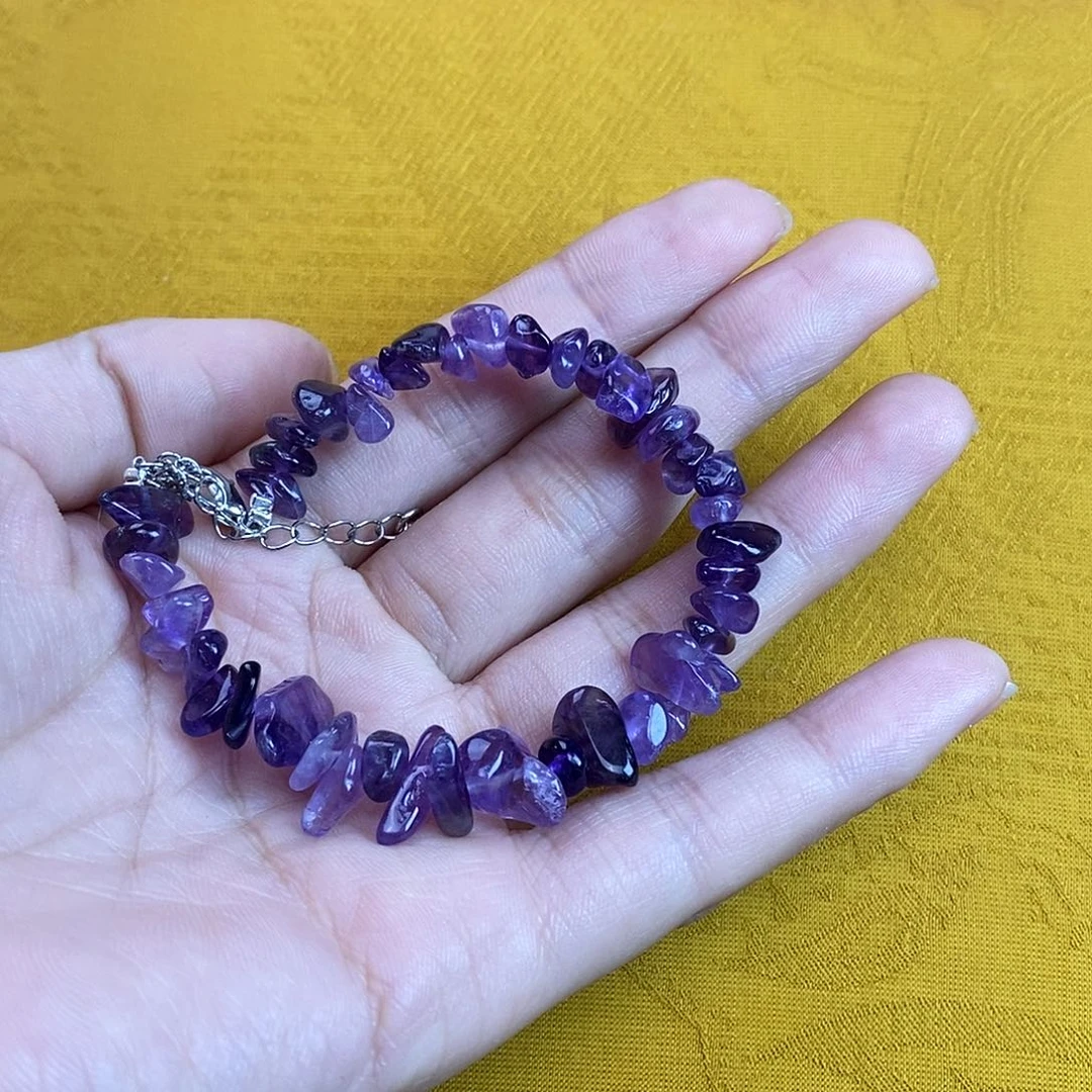 紫晶手绳未镶嵌飞**鱼