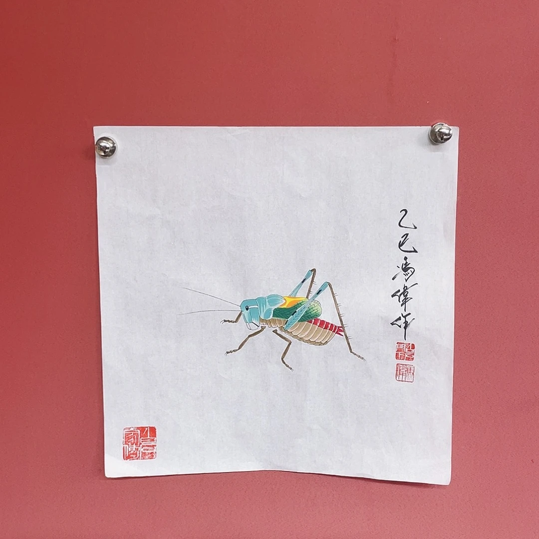 国画冯伟老师手绘国画作品音浩