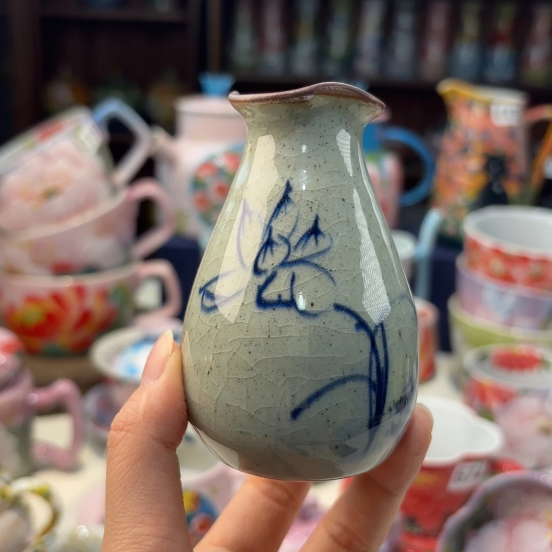 瓷片景德镇手绘高温釉下彩陶瓷茶具