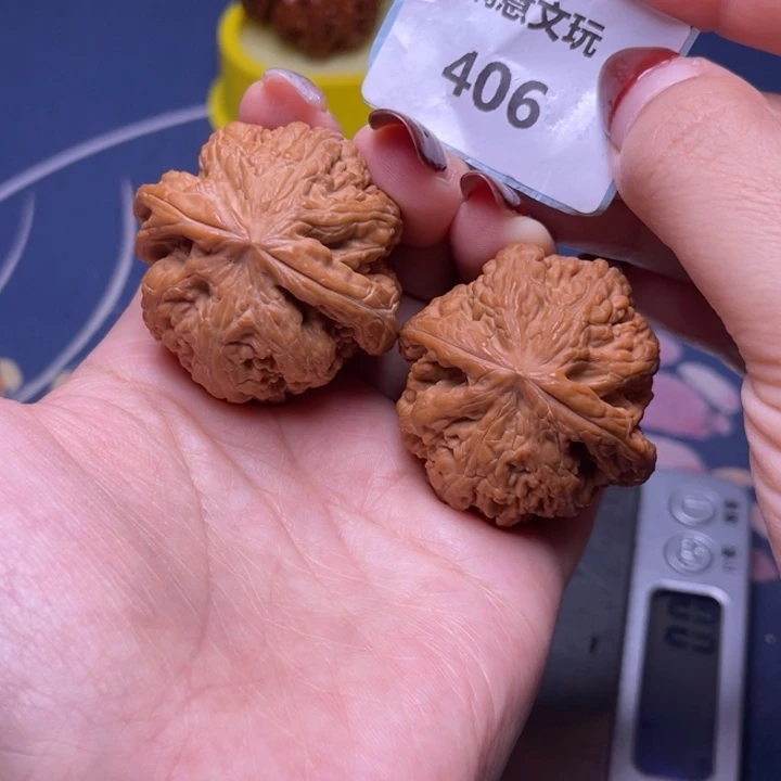 文玩核桃把件粗筋40.406