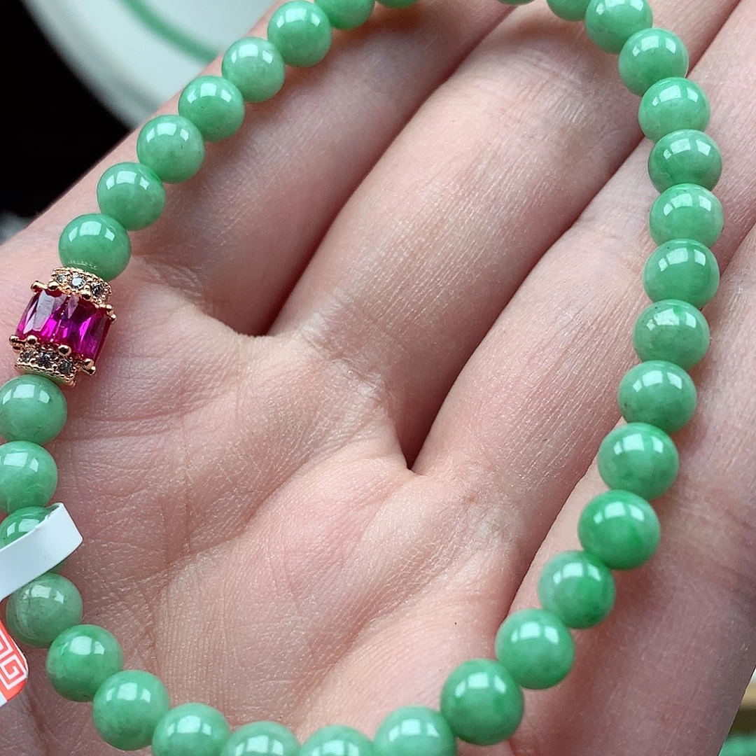 翡翠未镶嵌毛衣链