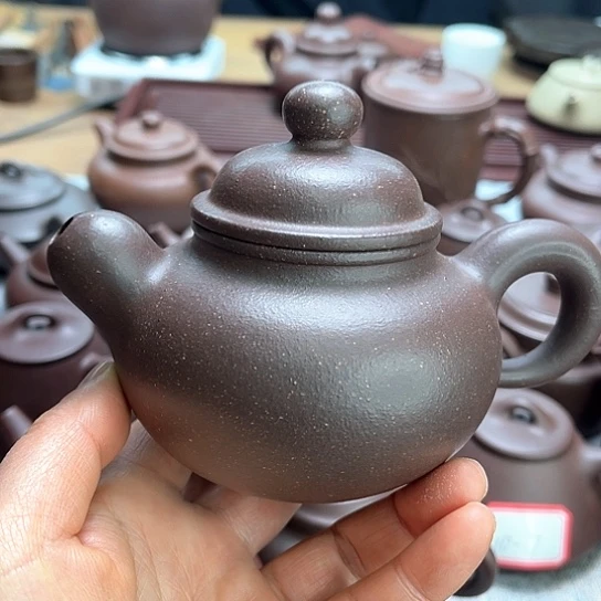 紫砂茶壶茶**思黄龙山原矿