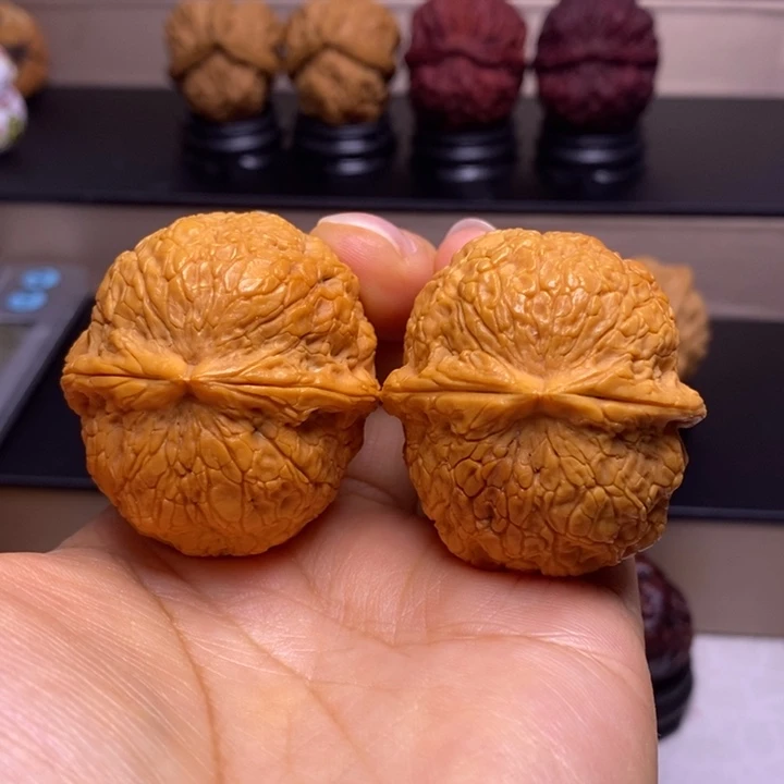 把件文玩核桃金丝绣球29