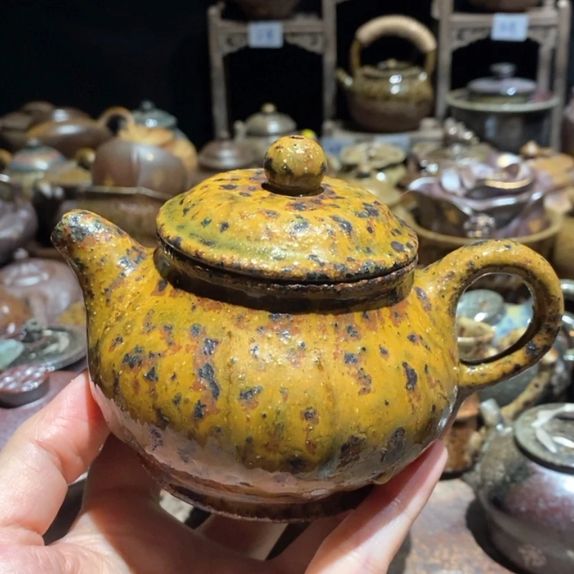 【闪购商品】茶壶紫砂沉香木九变丹砂潘壶240cc