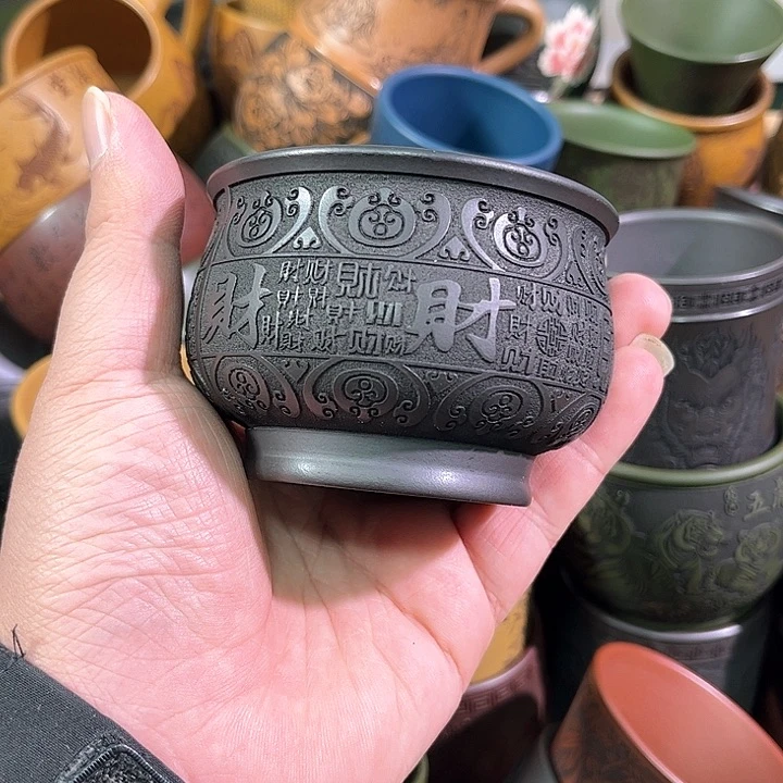 茶杯紫砂全手工紫砂主人杯