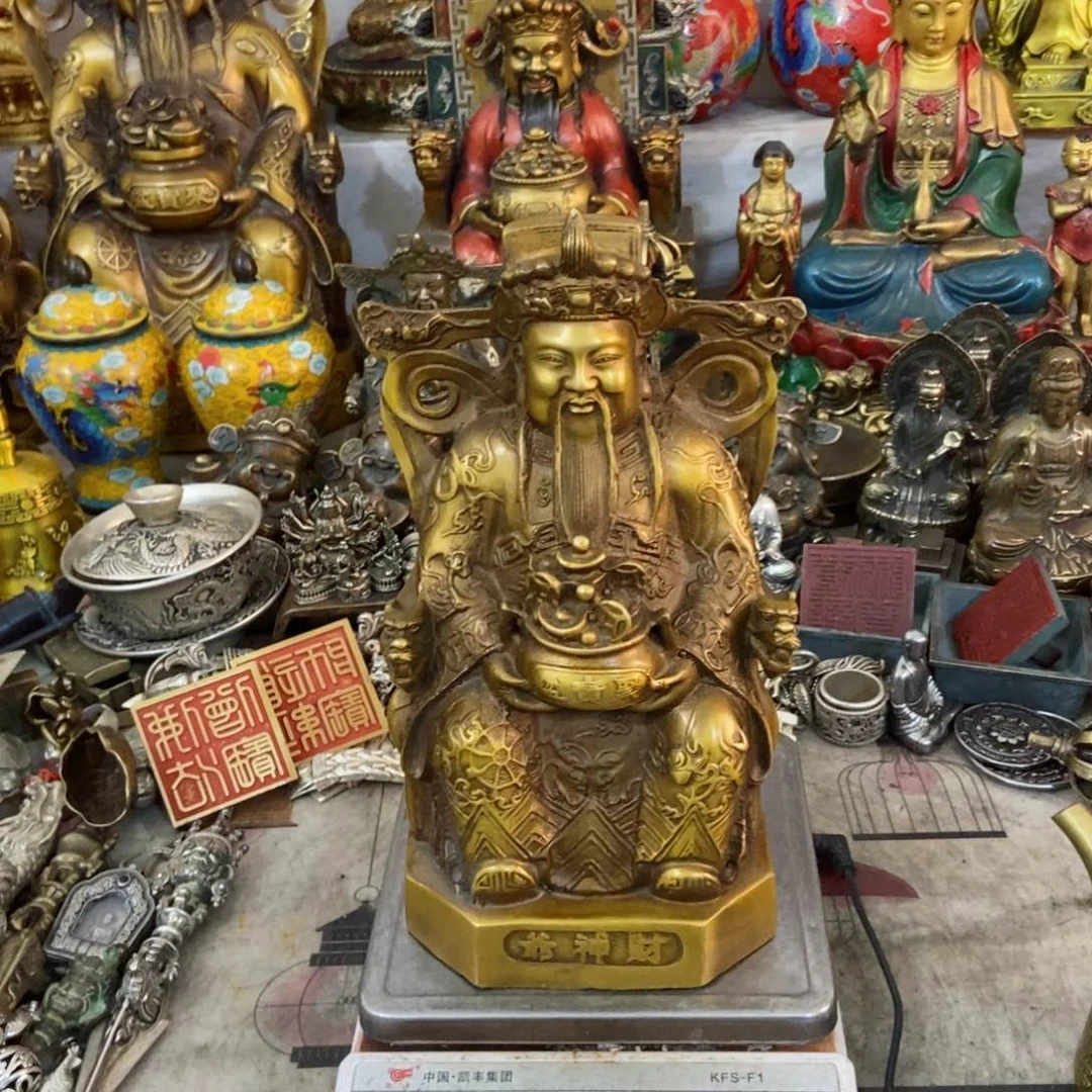 三****酒欧阳黄铜，摆件老杨黄铜。