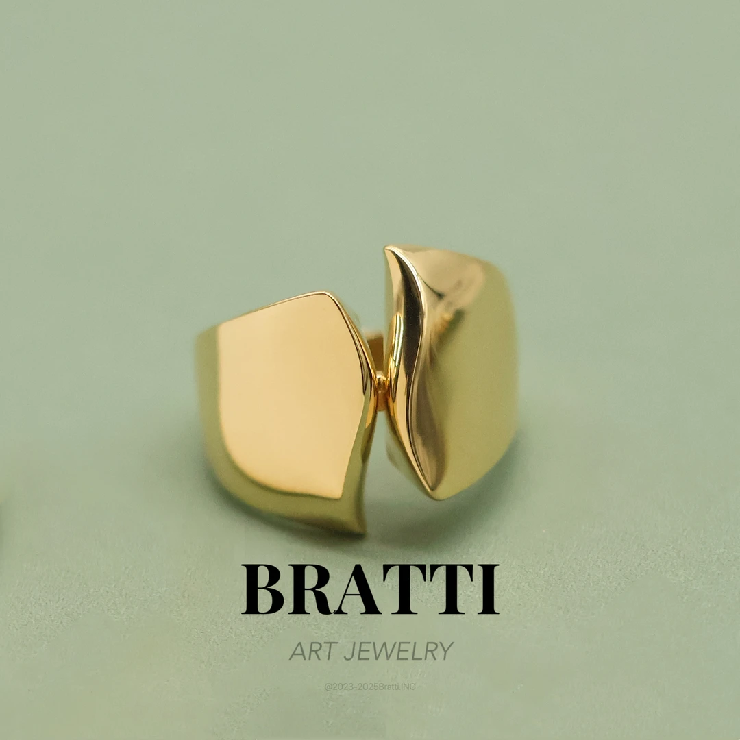 Bratti珠宝18K金“独立大道”土耳其手工戒指-KJ250505