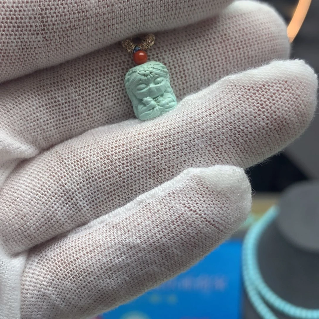 绿松石挂件未镶嵌