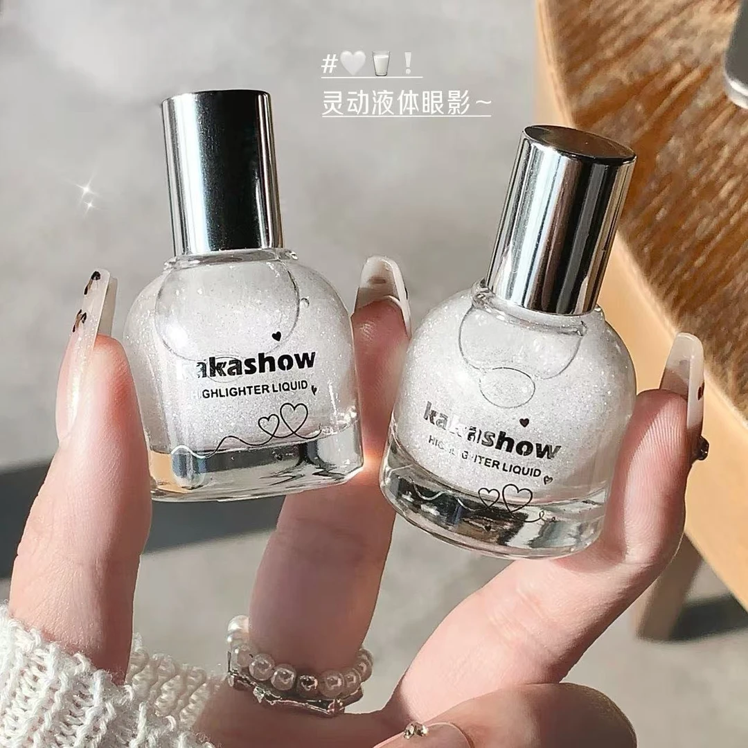 【高光液体液超闪】滚珠高光液修容眼影提亮肤色白色碎钻爆闪单色