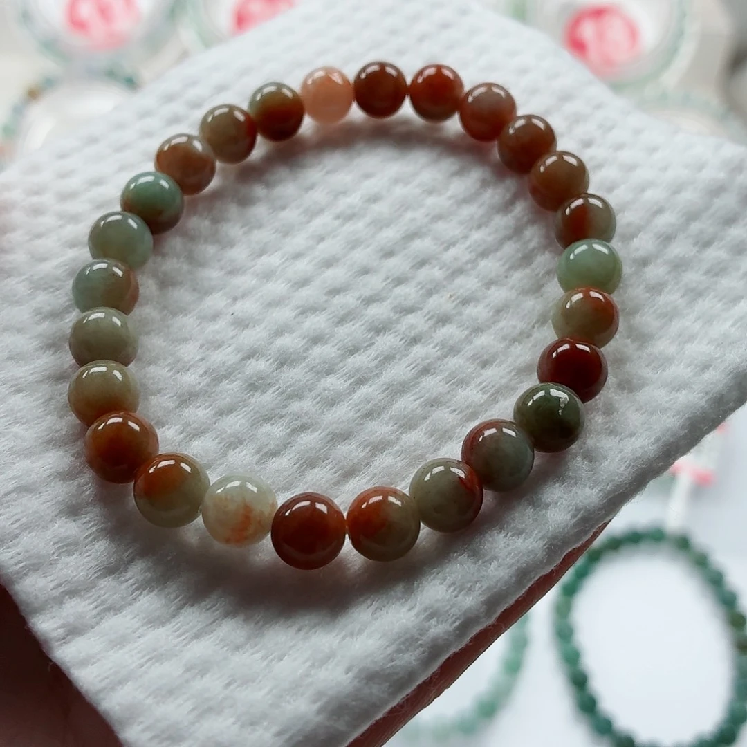 翡翠未镶嵌手链卡7.4（货中）