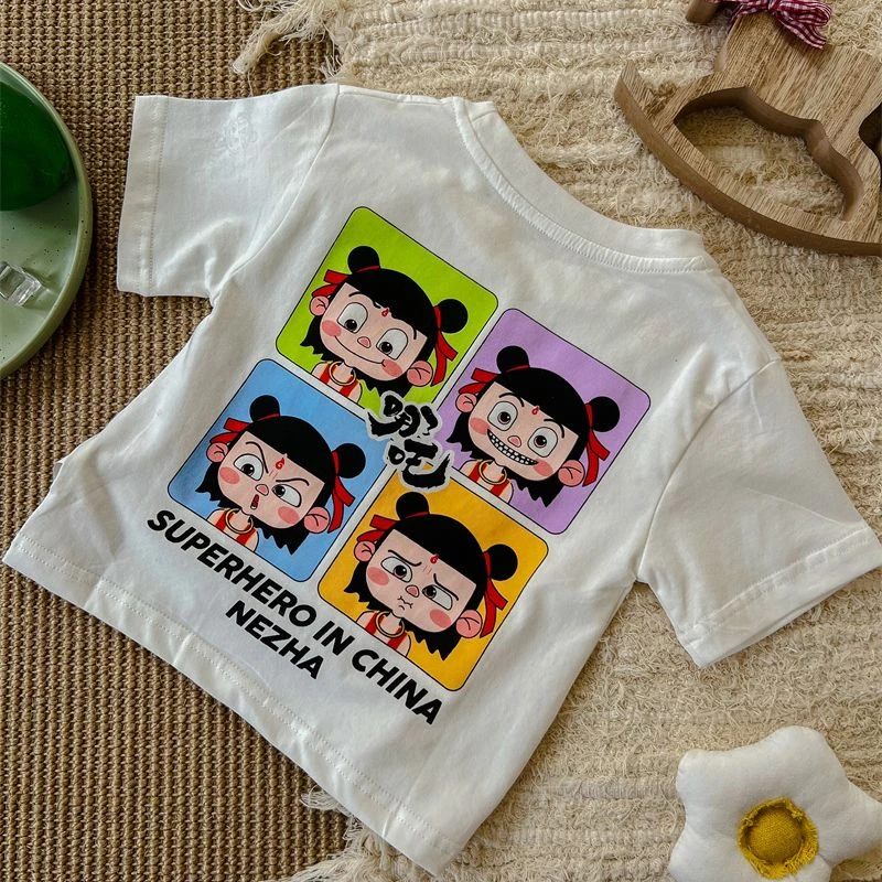 【乔治蓝乔】儿童夏季光变儿童T恤短袖0279