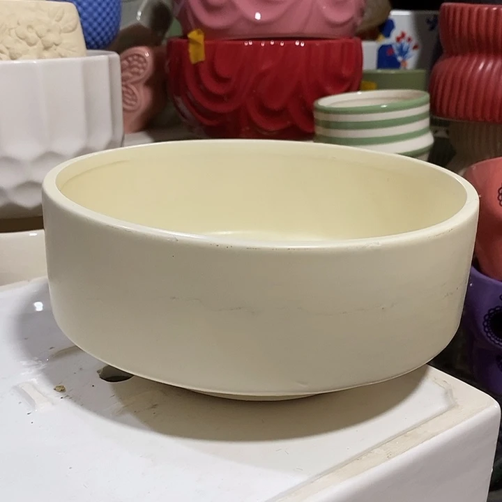陶摆件陶盆有孔 瑕疵介意勿拍