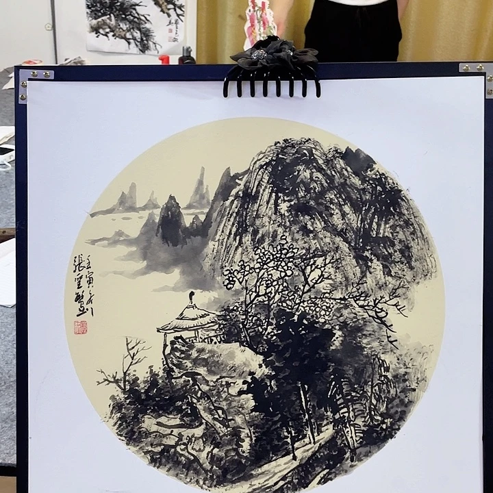 国画张圣敏先生纯手绘作品