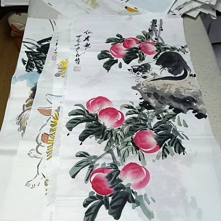 国画泰****鸡国画花鸟花鸟国画