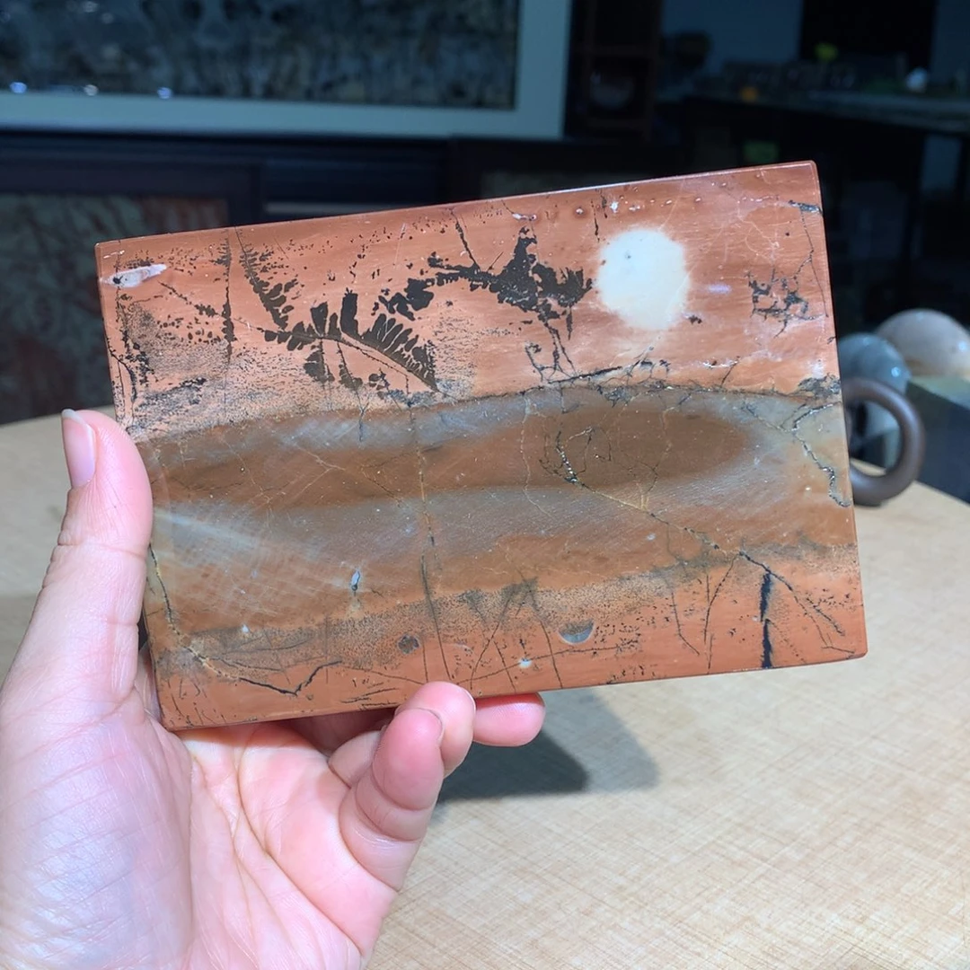 广西国画石摆件，收藏观赏