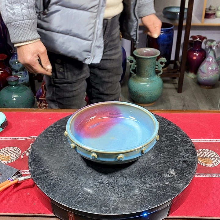 瓶中国神钧精品钧瓷