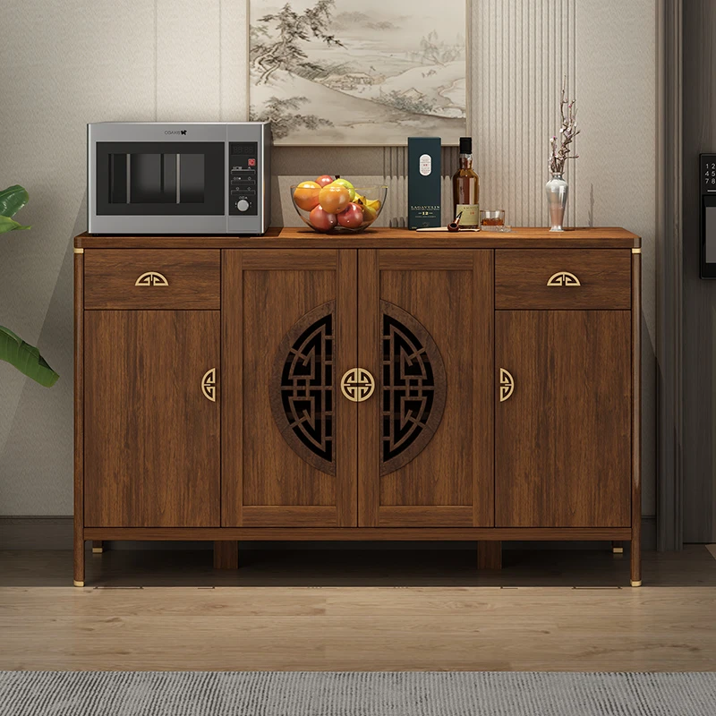 【相遇】新中式储藏客厅纯实木置物柜简约餐边柜门厅家用