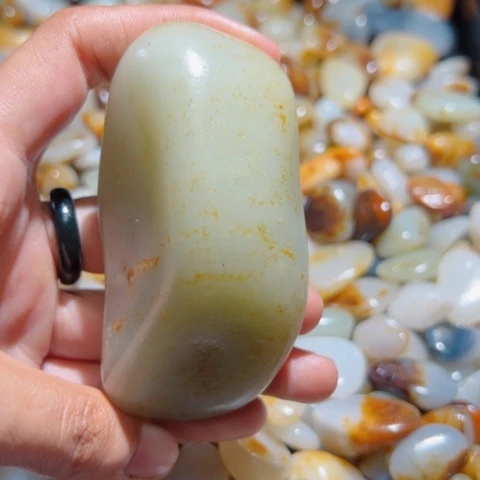 和田玉（糖玉）手链未镶嵌豪*