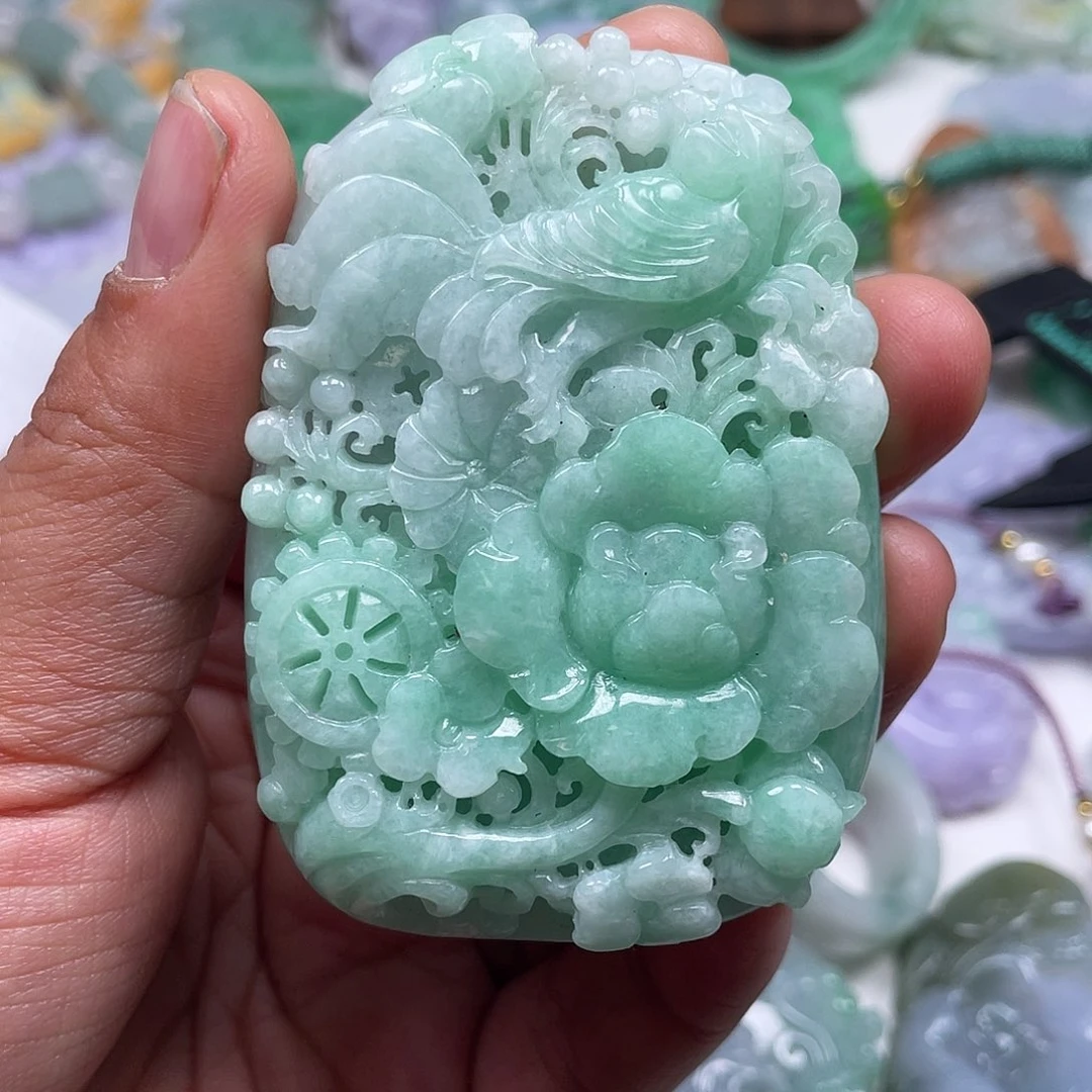 颈饰未镶嵌翡翠翡玉缘翡翠