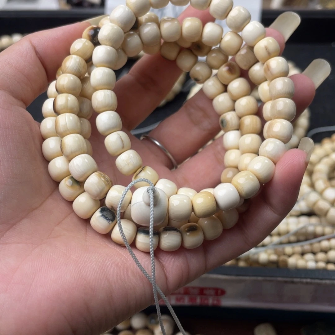 猛犸象牙手串/手链/手镯特价8*7老型有瑕