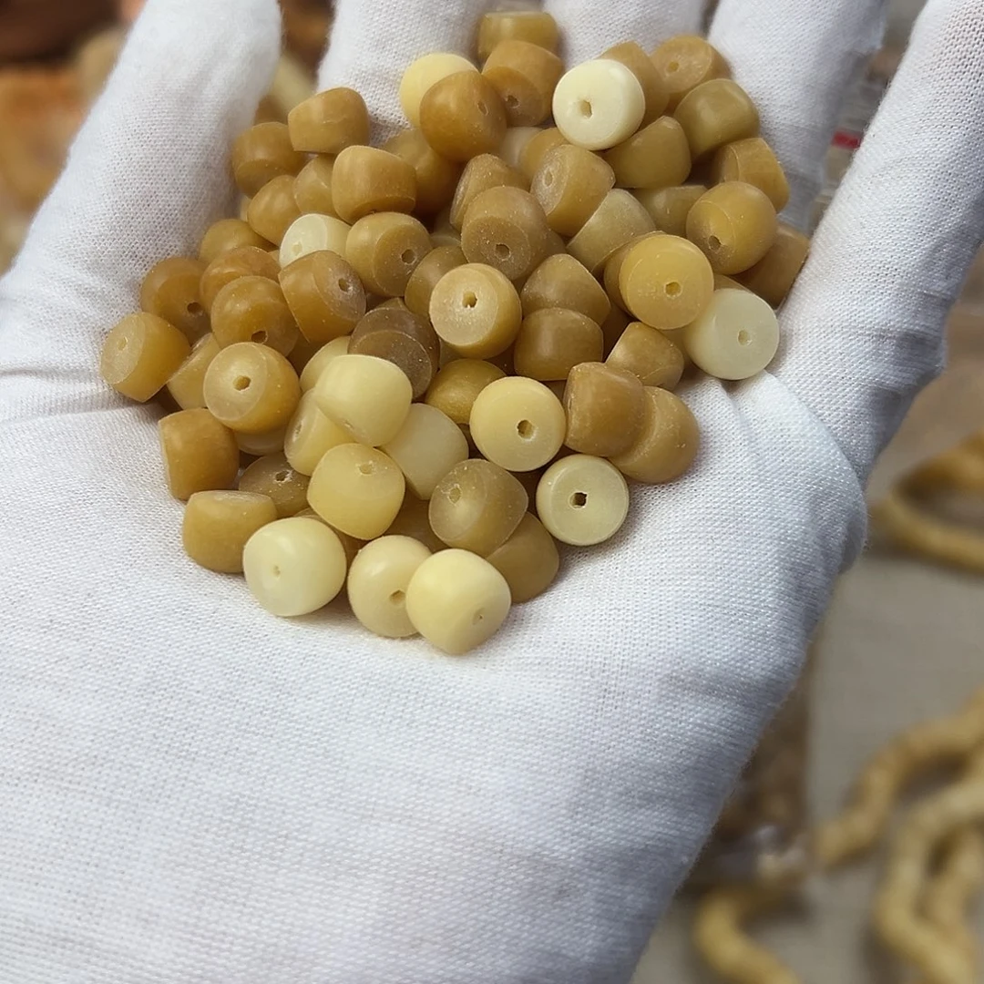 菩提根/象牙果吊坠树王毛胚瑕疵肠散珠50颗