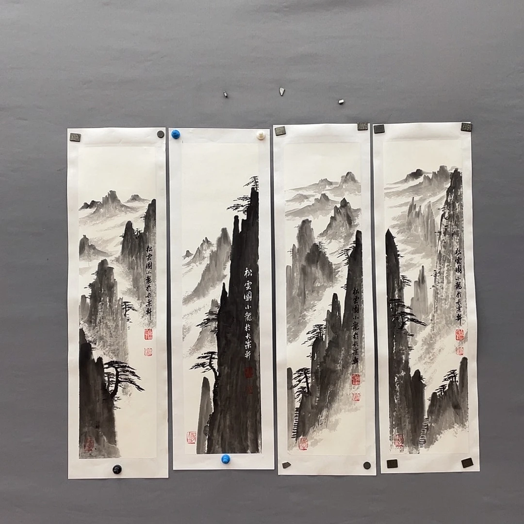 望***台国画长乐轩画坊书画作品