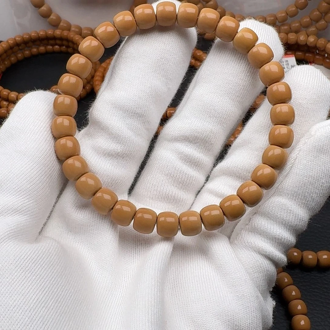 望***海橄榄核吊坠精品 清水核尖单圈7.4mm