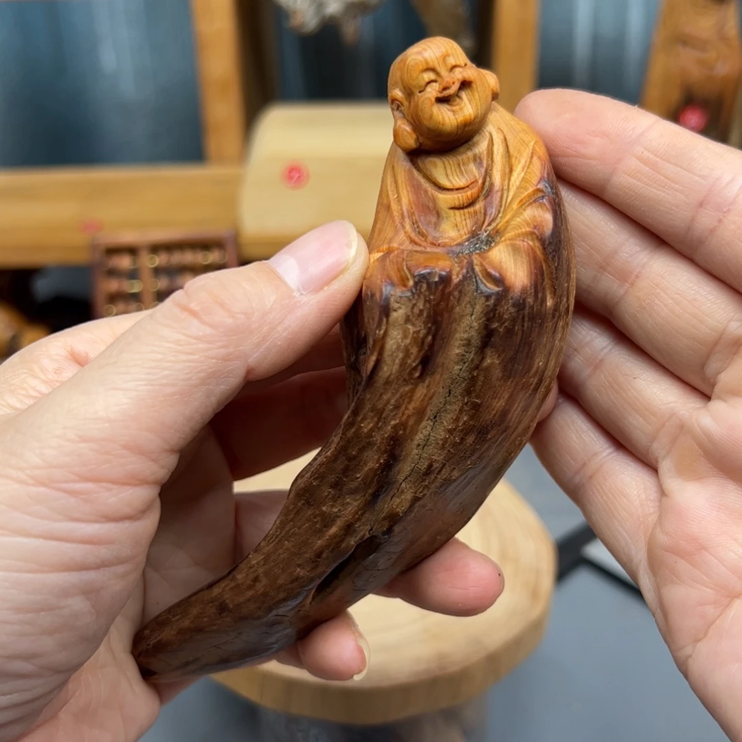 柏木崖柏木摆件手把件，66