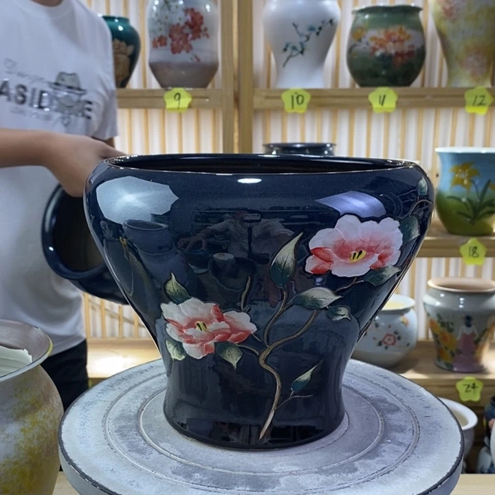 无暇不成瓷高温盆11