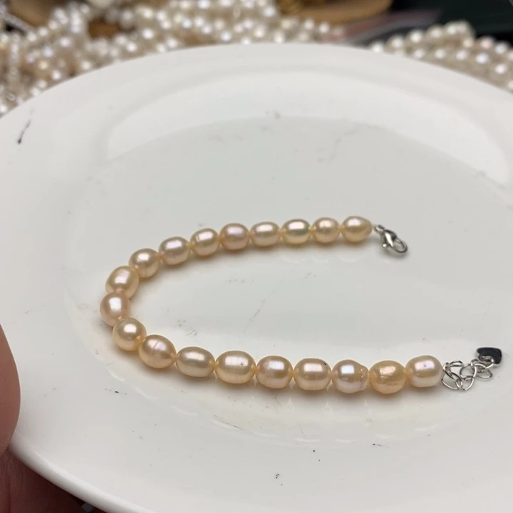 淡水珍珠合金颈饰02