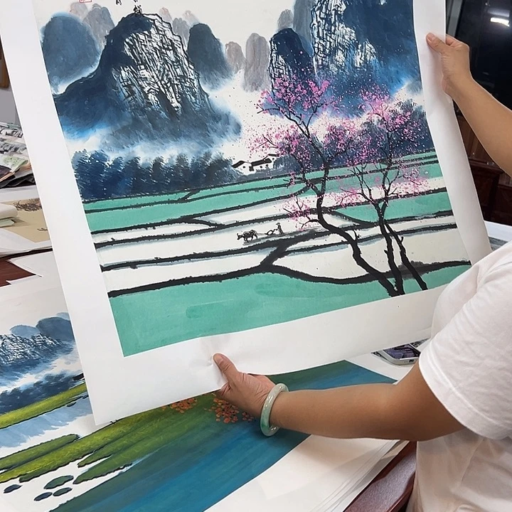 国画精品手绘作品