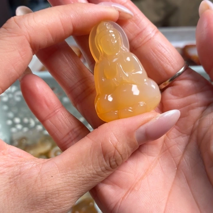 玛瑙/玉髓未镶嵌吊坠(不含链)