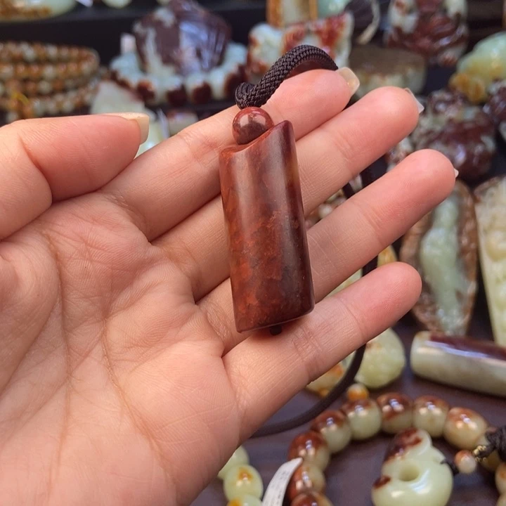 岫岩河磨玉（透闪石质玉）未镶嵌挂件