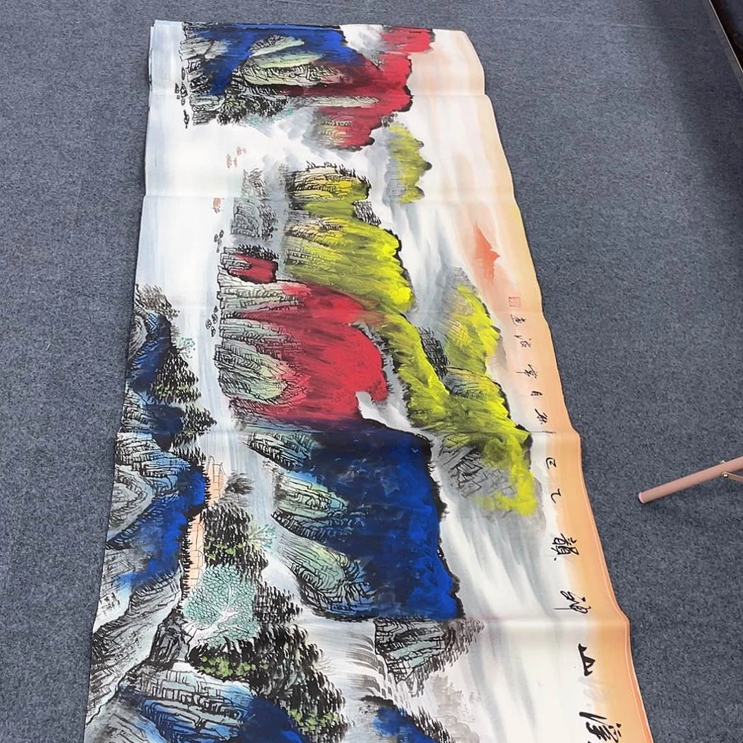 国画作品小姐姐放漏…