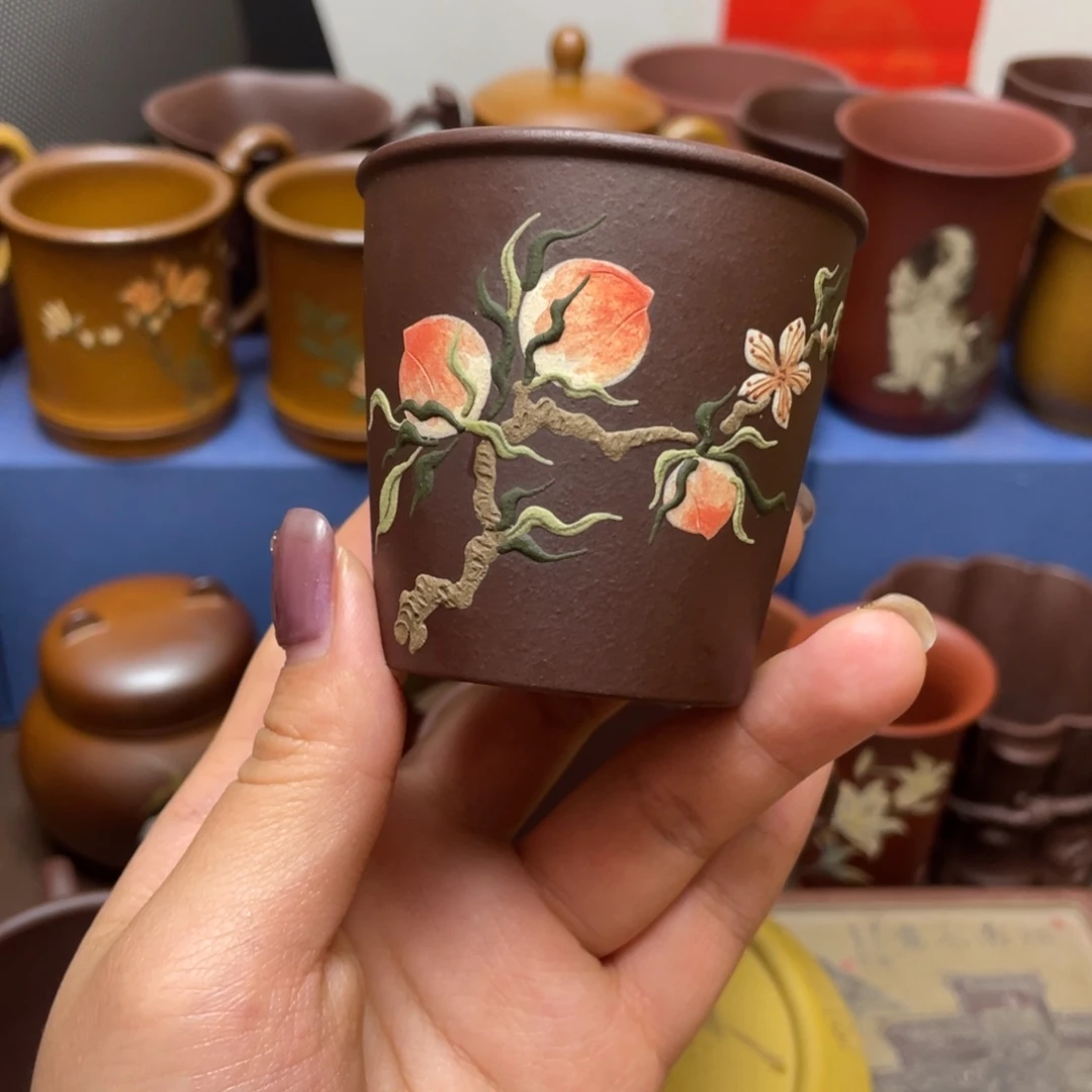 紫砂茶杯紫砂主人杯