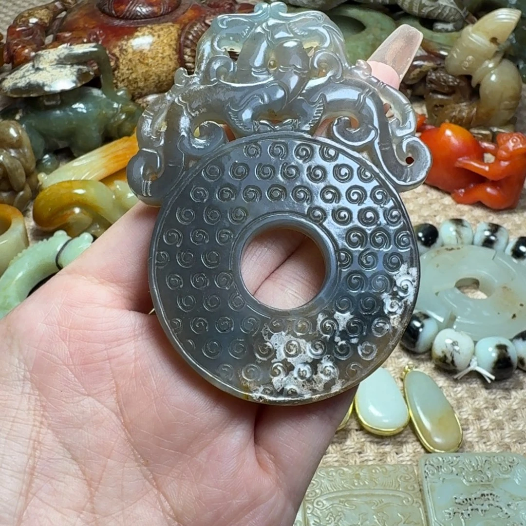 白玉菩提吊坠挂件