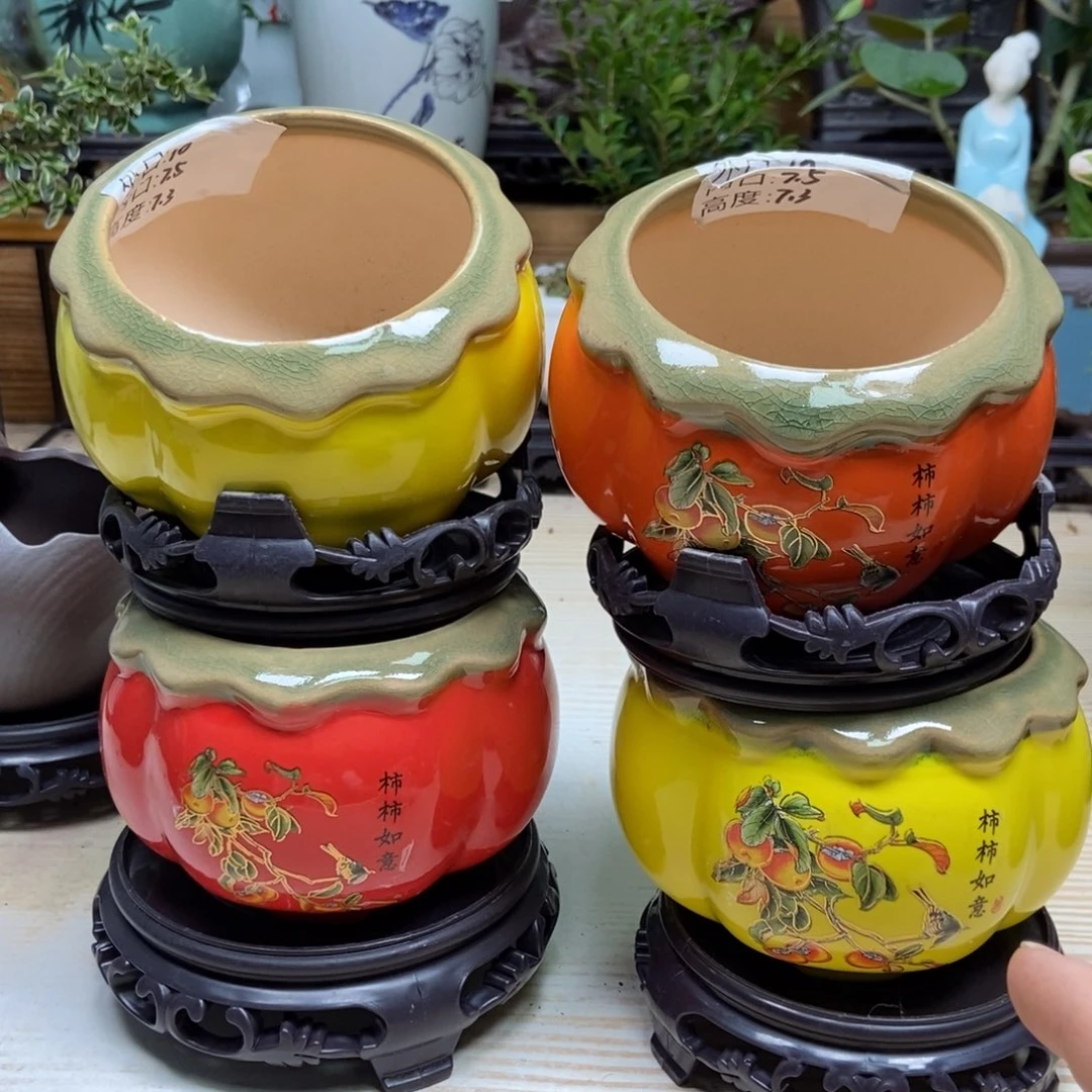 瓷片陶瓷花盆陶瓷艺术