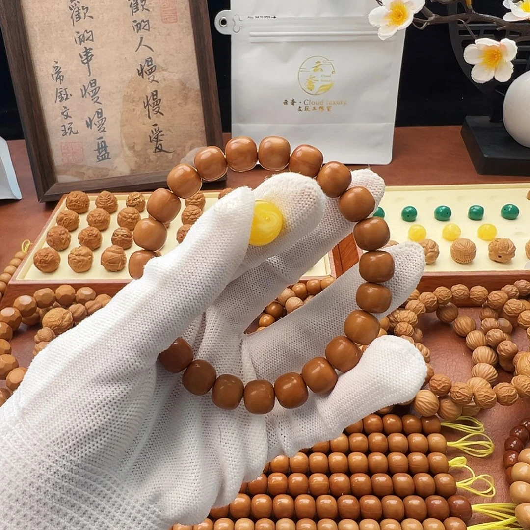 文玩核桃手串猴头