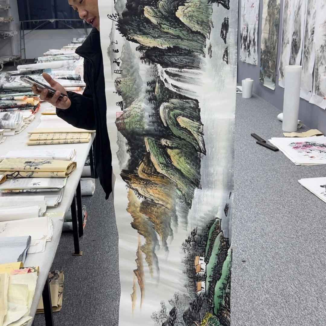 国画纯手绘字画宣纸