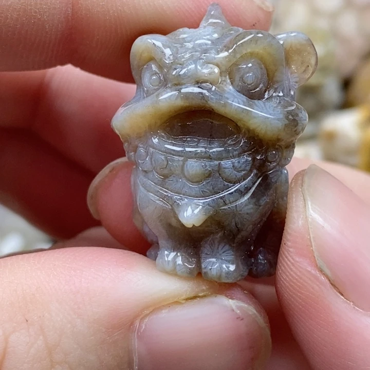 颈饰未镶嵌硅化珊瑚（珊瑚玉）小