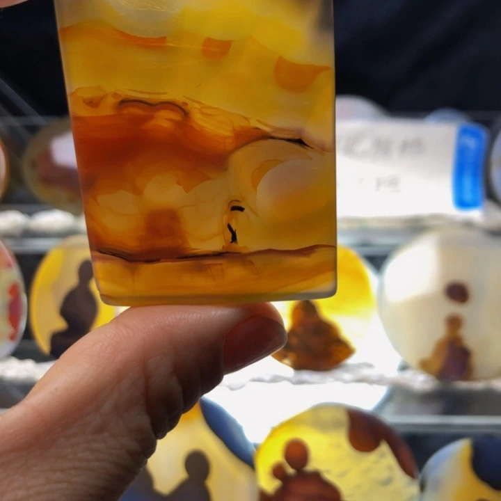 合金玛瑙/玉髓珠宝奇石21有瑕