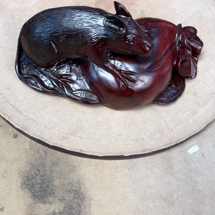 交趾黄檀（大红酸枝）细*摆件