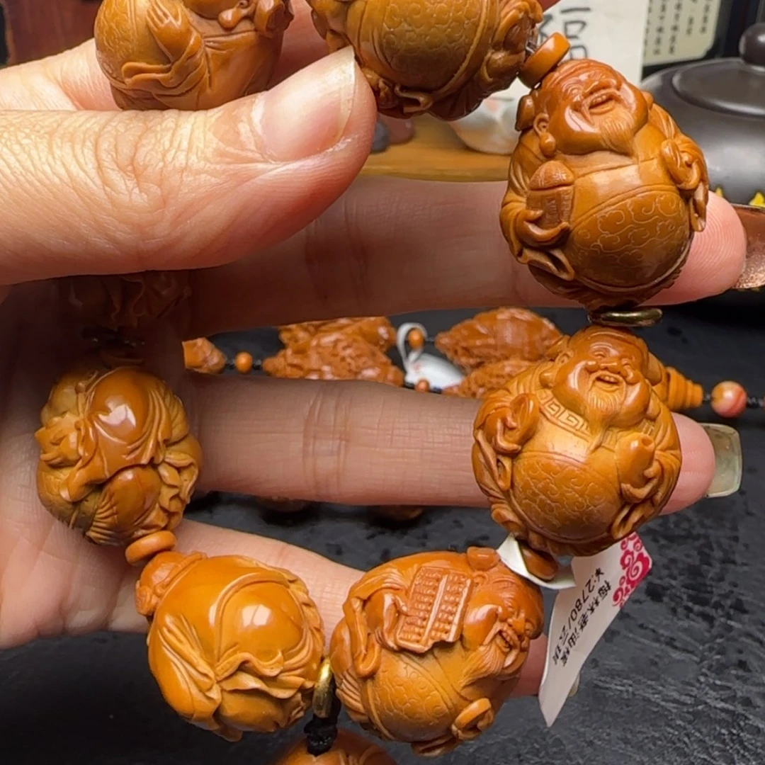 【闪购商品】手串/手链橄榄核财神