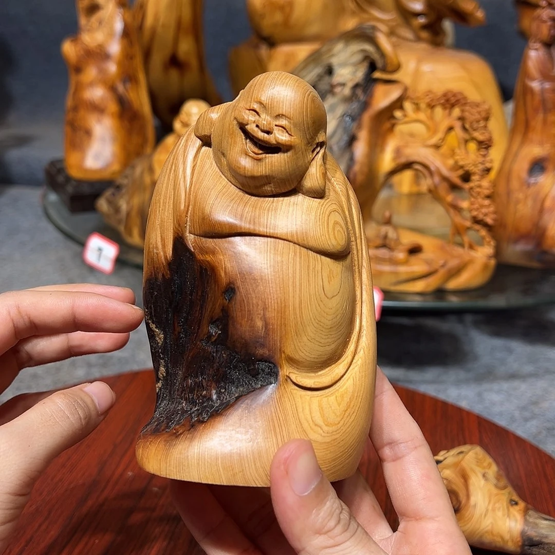 柏木 崖柏木手把件摆件