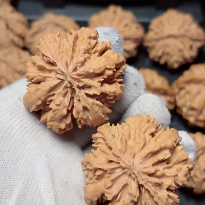 亮***子文玩核桃吊坠秦岭灯笼33