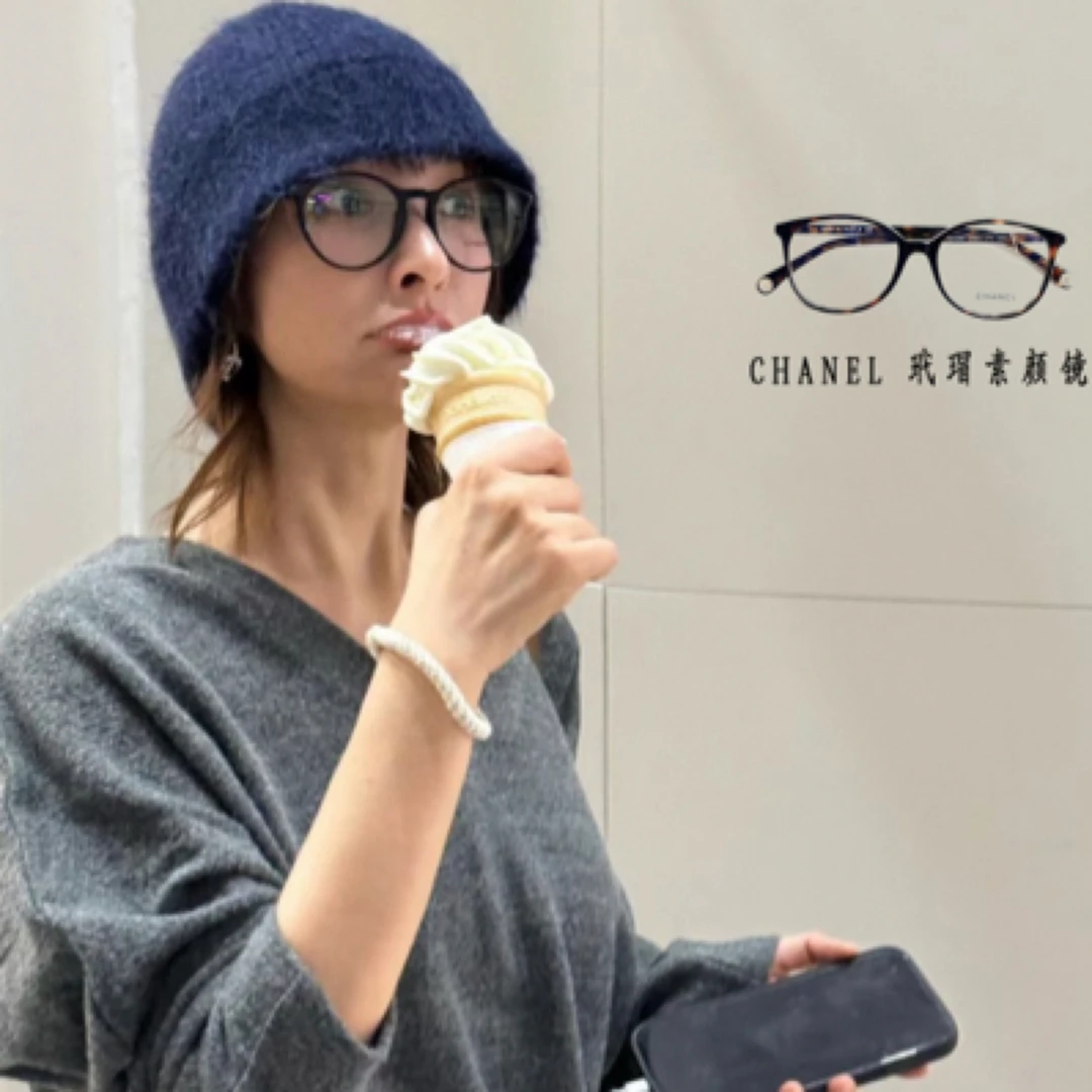 未使用 Chanel/香奈儿 3413一眼沦陷素颜神器镜腿字母超轻平光镜