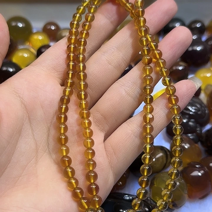 未镶嵌琥珀琥珀画108链子